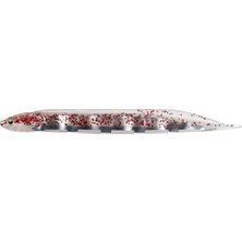 Frefly Store Fish Arrow Flash-J Shirasu Sw 3" (5 Adet/paket) #125 Clear Red Glitter/silver Olta