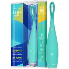 Frefly Store Foreo Issa 4 Smile Elektrikli Diş Fırçası – Kompakt ve Seyahat Dostu, 4'ü 1 Arada Hibrit Fırça Başlığı, Plaklara Karşı Dayanıklı - Yaz Gökyüzü