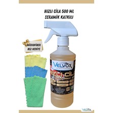 Frefly Store Hızlı Cila Seramik Katkılı 500 ml Sünger Hediye, Hızlı Cila, Oto Cila, Quick Wax