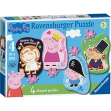 Frefly Store Ravensburger 4/6/8/10P Puz Peppa Pig Yapboz