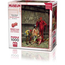Frefly Store Ks Puzzle 1000 Parça Museum Jesters Playing Cochonnet\