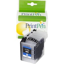 Frefly Store Prıntpen Brother LC539XLBK Siyah Yüksek Kapasite Muadil Mürekkep Kartuşu