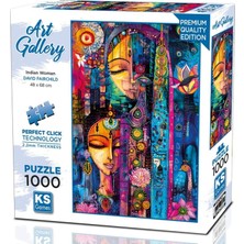 Frefly Store Ks Games 1000 Parçalık Indian Woman - Hintli Kadınlar Puzzle/yapboz - 20851 - David Fairchild
