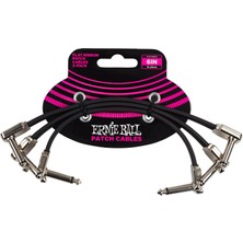 Frefly Store Ernie Ball 6.25" Şerit Ara Kablolar 3'lü Paket