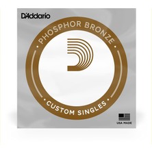 Frefly Store Daddario PB053 Akustik Tek Tel, Phosphor Bronze Wound, (Mi)