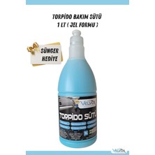 Frefly Store Torpido Bakım Sütü 1 Lt (Jel Formu) Sünger Hediye, Torpido Temizleyici, Torpido Bakım