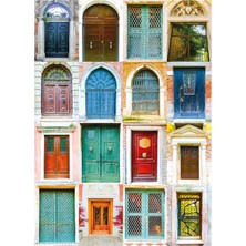 Frefly Store Nova Puzzle 1000 Parça Venedik Kapıları Kolaj Puzzle