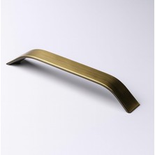 Frefly Store Volga Antik Sarı Metal Kulpu 128 mm 12.8 cm Mobilya Çekmece Mutfak Dolabı Dolap Kulpları Kapak Kulbu