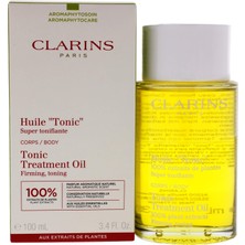 Frefly Store Clarins Huile Tonic 100 ml Vücut Sıkılaştırıcı 1 Paket (1 x 100 Ml)