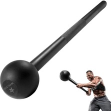 Frefly Store YES4ALL Rrsa Alaşımlı Çelik Mace Bell Güç Antrenmanı, Omuz, Sap ve Ön Kol Egzersizleri Için, D. 6,8 kg - Tek