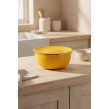 Frefly Store Bambum Nostalji Karıştırma Kabı Hardal 24 cm