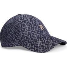 Frefly Store Kadın Th Logo Detaylı Pamuklu Lacivert Şapka AW0AW18331-DW6
