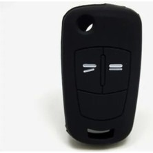 Frefly Store Autohan Keys Corsa D, Astra H Kumanda Kabı, Siyah Silikon Koruyucu Kılıf, Otomobil Anahtar Koruma