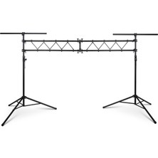 Frefly Store Kafesli Sahne LS7730 Aydınlatma Standı (Katlanır, Taşınabilir Par Kutu ve Tiyatrolar, Oditoryumlar, Konser Salonları, Kulüpler ve Mekanlar Için LED Işık Rig, Ayarlanabilir Yükseklik, Lastik Ayaklar,
