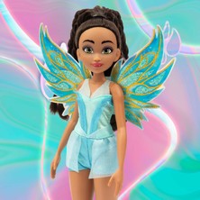 Frefly Store Winx Club Fairy Doll – Aisha With Glitter Wings & Poseable Joints – Transformation Outfit – Removable Accessories – Magical Fairy Toys For Girls – Official Winx Doll – Ages 4+