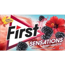 Frefly Store First Sensations Berry Hibisküs Aromalı Şekersiz Sakız 27 gr 12 Adet
