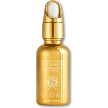 Frefly Store Glone Yaşlanma Karşıtı Göz Serumu, 30ML | Koyu Halka, Torbalanma ve Kırışıklık Karşıtı | Peptit & Somon Dna'lı Aydınlatıcı Göz Bakımı