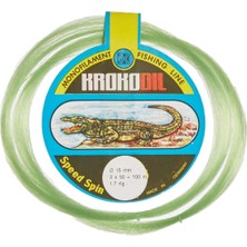 Frefly Store Krokodil Paket Monofilament Olta Misinası, Renkli, 0.15 mm 1.7 kg 100 M