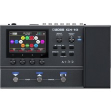 Frefly Store Boss Gx-10 Kompakt Gitar ve Bas Efekt Işlemcisi, GX-100 Ses Motoru, Renkli Dokunmatik Ekran, 32 Amp Tipleri ve 170 Boss Efektleri Çok Modlu, Ayak Pedalları ve Ifade Pedalı, Aırd Teknolojisi