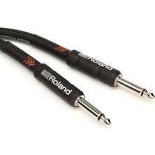 Frefly Store Roland Black Series Enstrüman Kablosu, Düz/düz, 1/4 Inç Jak, 3 M