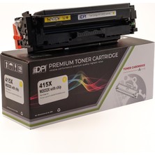Frefly Store Dpi Toner"hp 415X-W2032X Muadil Toner ( Y ) M454DW/ M479FNW/ M479FDW - Çipli" Yellow