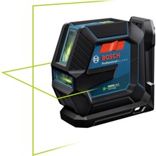 Frefly Store Bosch Professional Gll 2-15 G Çapraz Çizgi Lazeri, 15 Metre, LB10 Universal Tutucu