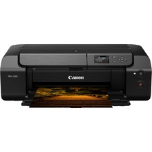 Frefly Store Canon Pıxma PRO-200S Profesyonel 13 Inç Kablosuz Mürekkep Püskürtmeli Fotoğraf Yazıcısı, 3" Renkli LCD Monitör, 8 Renkli Boya Tabanlı Mürekkep, Siyah