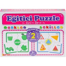 Popüler Sepet 7194 Çark Puzzle Renkler Şekiller
