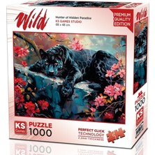 Frefly Store Ks Games 1000 Parça Gizli Cennetin Avcısı Puzzle - 20842 - Siyah Panter