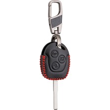 Frefly Store Alisveristime (Ford Focus,fiesta,mondeo,b-Max,transit,courier,transit Uyumlu) Deri Anahtar Kılıfı