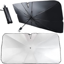 Frefly Store Axxhotho 150 x 80 cm Büyüklüğünde Güneş Şemsiyesi, Otomobil Güneş Koruması, Ön Cam Için Katlanabilir, Uv Korumalı Güneş Şemsiyesi, Çoğu Otomobil Için