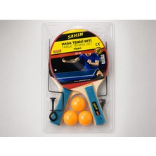 Frefly Store Aksu SHT-361 Masa Tenisi Seti Fileli – 2 Adet Masa Tenis Raketi, 3 Top, Masa Filesi ve Metal Ayak Seti