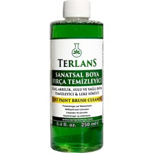 Frefly Store Terlans Sanatsal Boya ve Fırça Temizleyici 250 ml - Yağlı ve Akrilik Boya Temizleyici - Artist Brush Cleaner