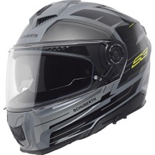 Frefly Store Schuberth S3 Kapalı Motosiklet Kaskı-Apex Grey-57-M