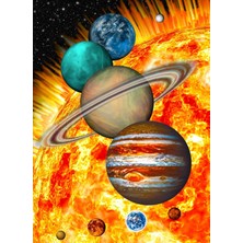 Frefly Store Nova Puzzle Güneş Sistemi - Gezegenler - 1000 Parça Puzzle