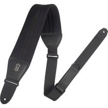 Frefly Store Levy's Leathers Ripchord Hızlı Ayar Teknolojisine Sahip Sağ Yükseklikte Gitar Kayışı; 8,25 cm Geniş Neopren - Siyah (Mrhgp-Blk)