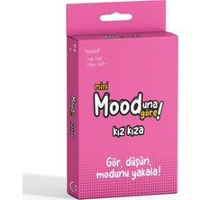 Frefly Store Mooduna Göre Mini Kız Kıza, Arkadaş ve Aile Için Kart Oyunu, 33 Fotoğraf Kartı ve 22 Durum Kartı