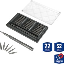 Frefly Store Workpro WP200511 22 Parça Profesyonel Manyetik Saatçi Tornavida Seti