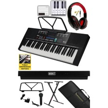 Frefly Store Midex PS-2500KS LED Ekran 61 Tuşlu Org Klavye (Stand Çanta Kulaklık Adaptör Notalık)