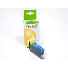 Frefly Store Prıntpen Canon CLI-521C Cyan Muadil Mürekkep Kartuşu
