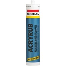 Frefly Store Soudal Silikonize Mastik 500 gr Altınmeşe (2 Adet)