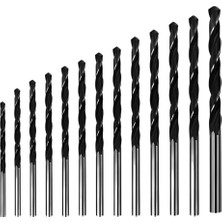 Frefly Store 13 'lü Set Metal Delme Matkap Ucu Seti Paket Çelik Metal Alüminyum Delici Uç 1.5-6.5 mm Arası Çap