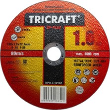 Frefly Store Meşem Inox Kesici Taş, 180 x 1.6 x 22 Mm, 25 Adet
