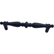 Antika Tarz Dekoratif Pirinç Yeni Sütun Mobilya Kulbu - 192MM, Oksit
