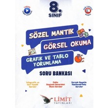 Limit Yayınları 8. Sınıf Sözel Mantık Görsel Okuma Grafik ve Tablo Yorumlama Soru Bankası