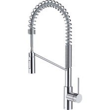 Frefly Store Kraus KPF-2631CH Ticari Mutfak Musluğu, Krom, 10,8 x 55,2 cm