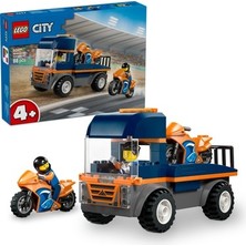 Vintessy 4 Yaş ve Üzeri Çocuklar Için Motosiklet Taşıyıcı Set - 2 Minifigür Içeren