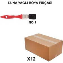 Vintessy Izmir Fırça Arge Toptan Luna Yağlı Boya Fırçası No 1 - 12 Adet