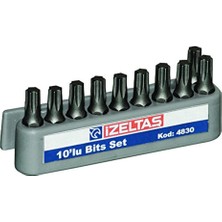 Frefly Store Izeltaş 4830000025 Tor x Uçlu Bitsler, Gri, 25MM