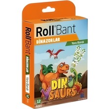 Vintessy Rollbant Desenli Yara Bandı Çocuk - Dinazorlar
